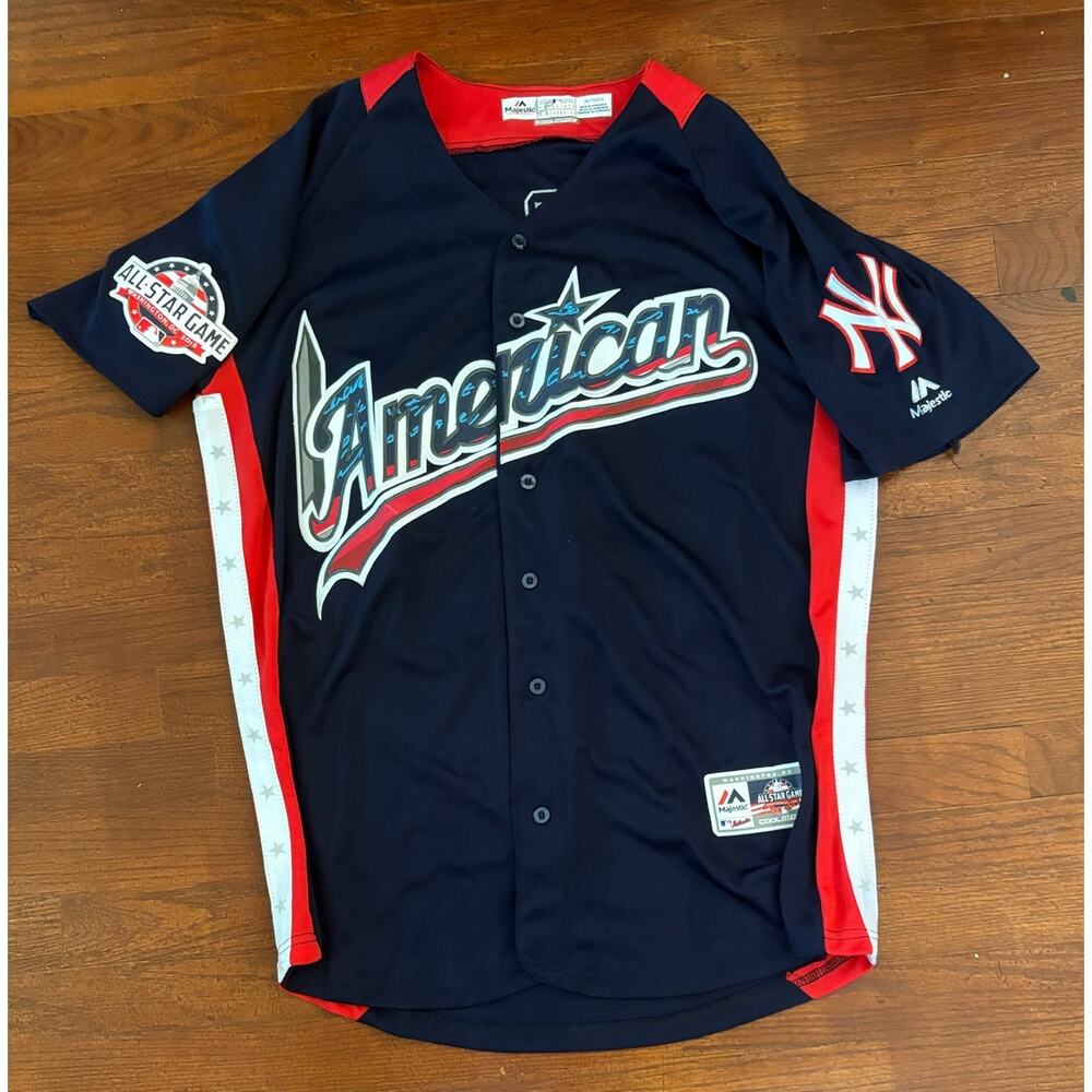 Majestic Aaron Judge New York Yankees 2018 MLB All-Star Game Jersey‎ XL Navy